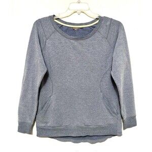 Zelle Pullover Sweatshirt Blue Women’s Medium With Pockets